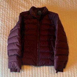 Athleta Girl Plum Puffer Jacket